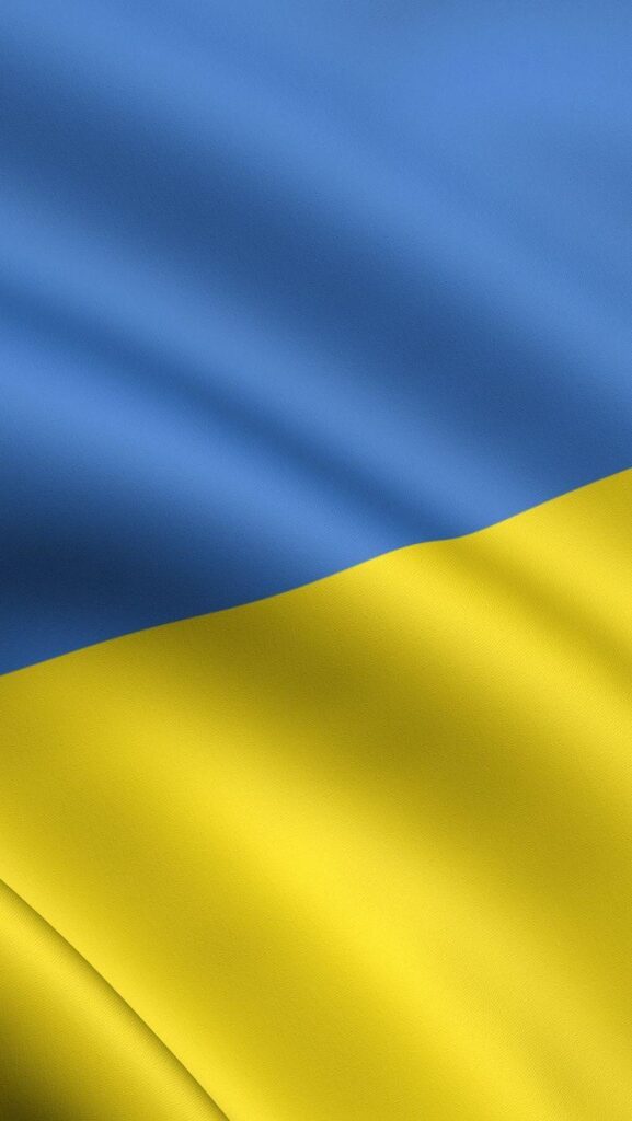Download wallpapers yellow, blue, flag, ukraine iphone se|s