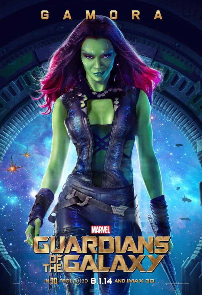 Gamora from Guardians of the Galaxy Desk 4K Wallpapers