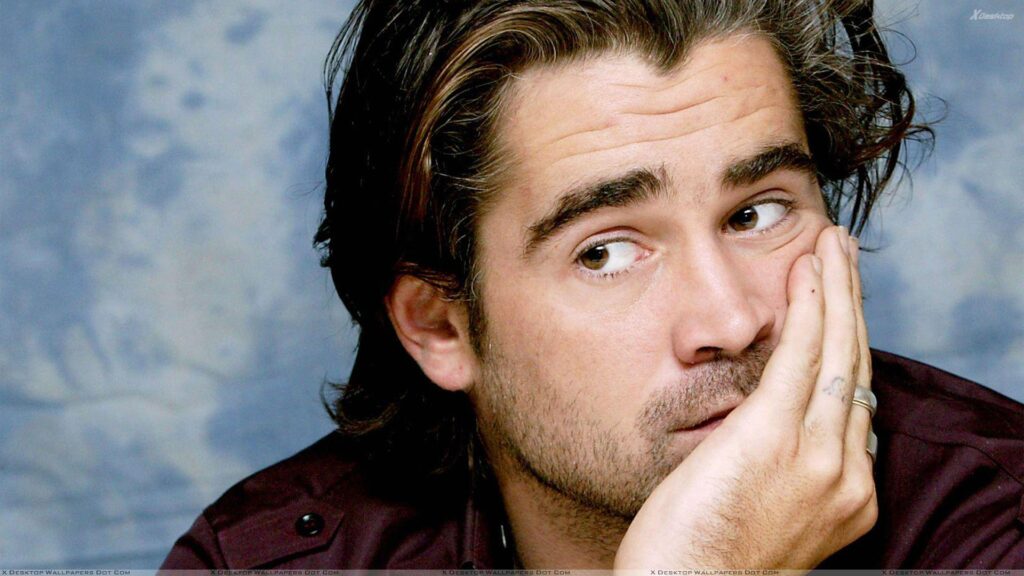Colin Farrell Looking At Someone Wallpapers