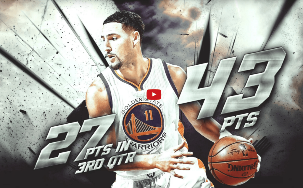 WATCH Klay Thompson Drops Points on the Suns