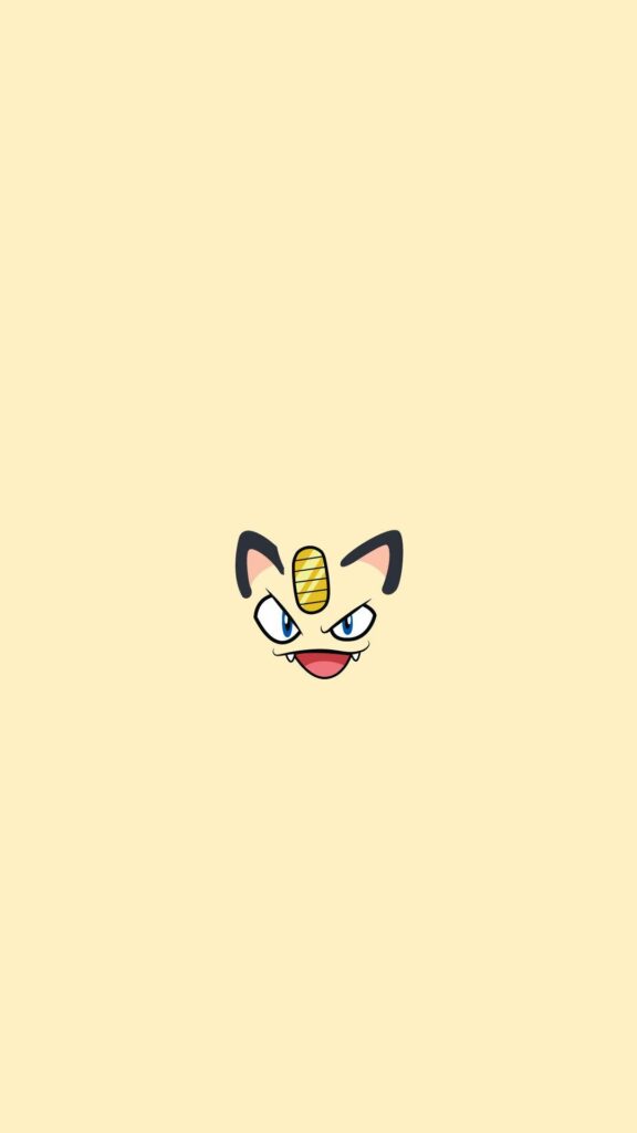 Meowth Pokemon Character iPhone 2K Wallpapers HD