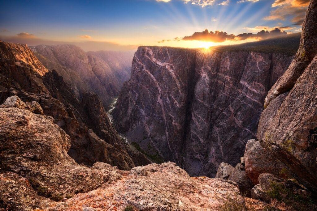 Sunrise over Black Canyon of the Gunnison National Park See more