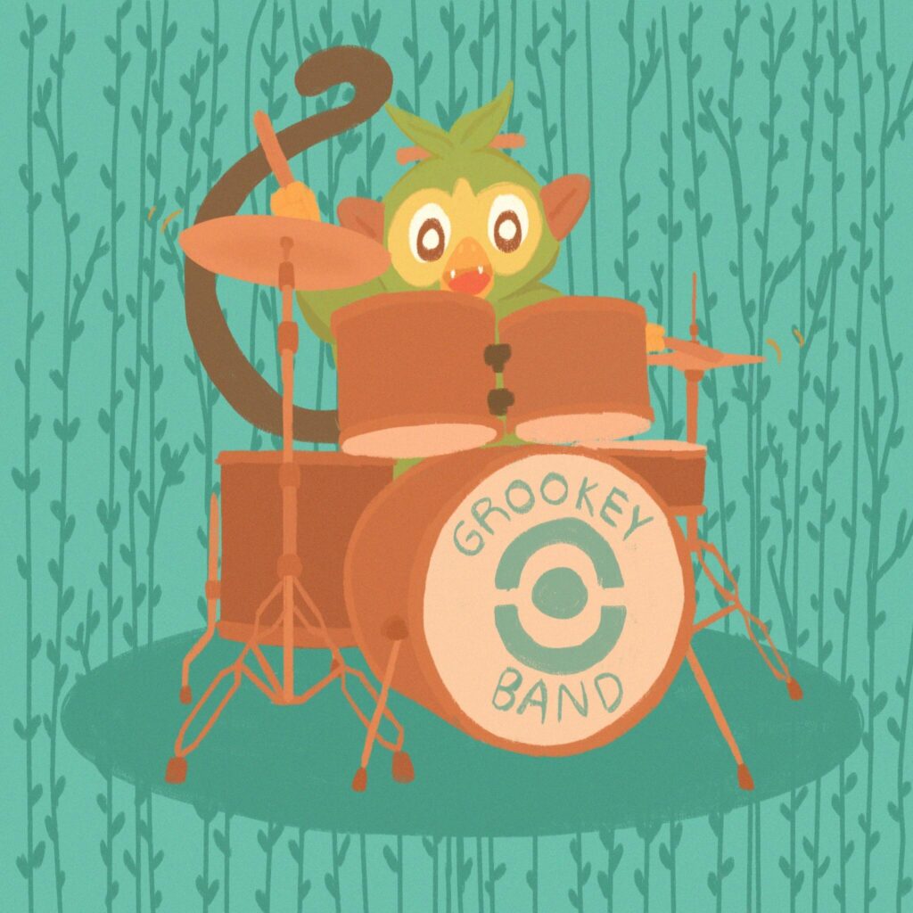Grookey loves the drums NintendoSwitch