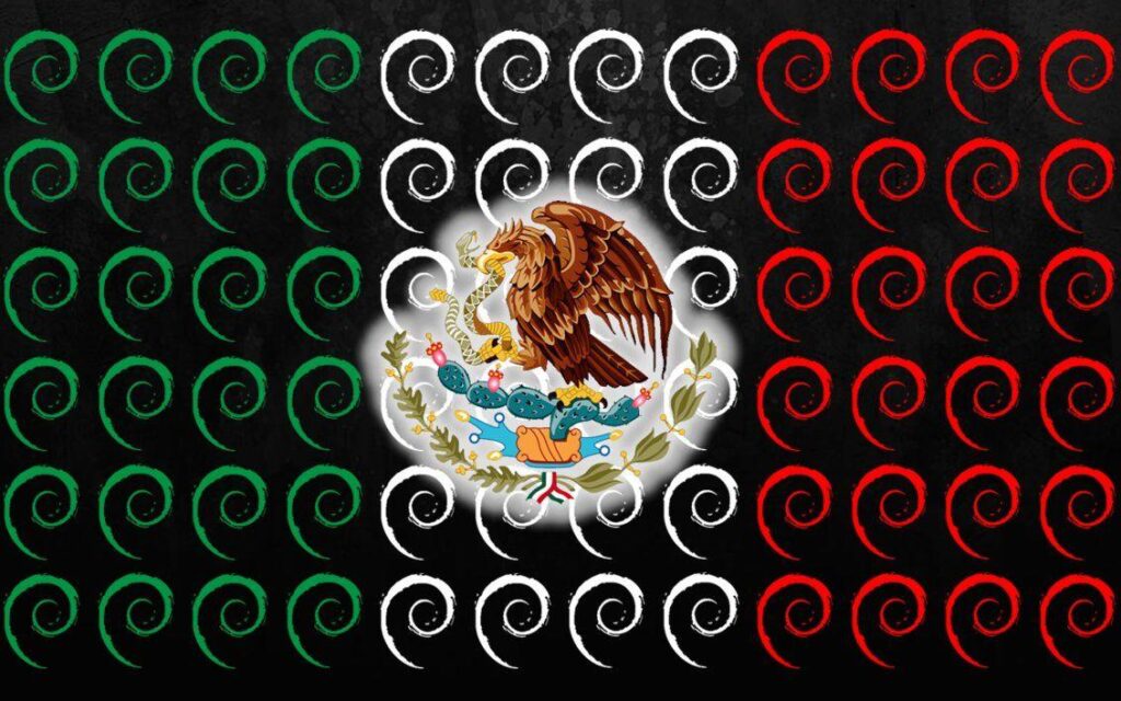 Wallpapers Debian Mexico by hacktotopo