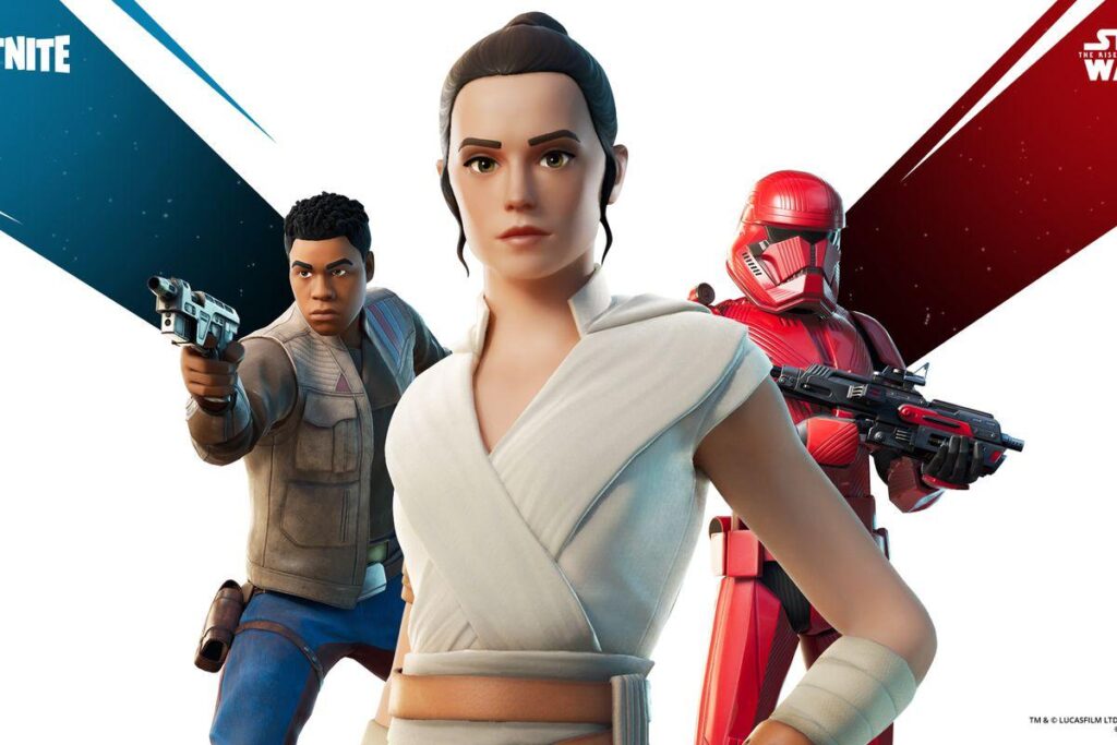 Fortnite adds Rey and Finn skins in time for Star Wars The