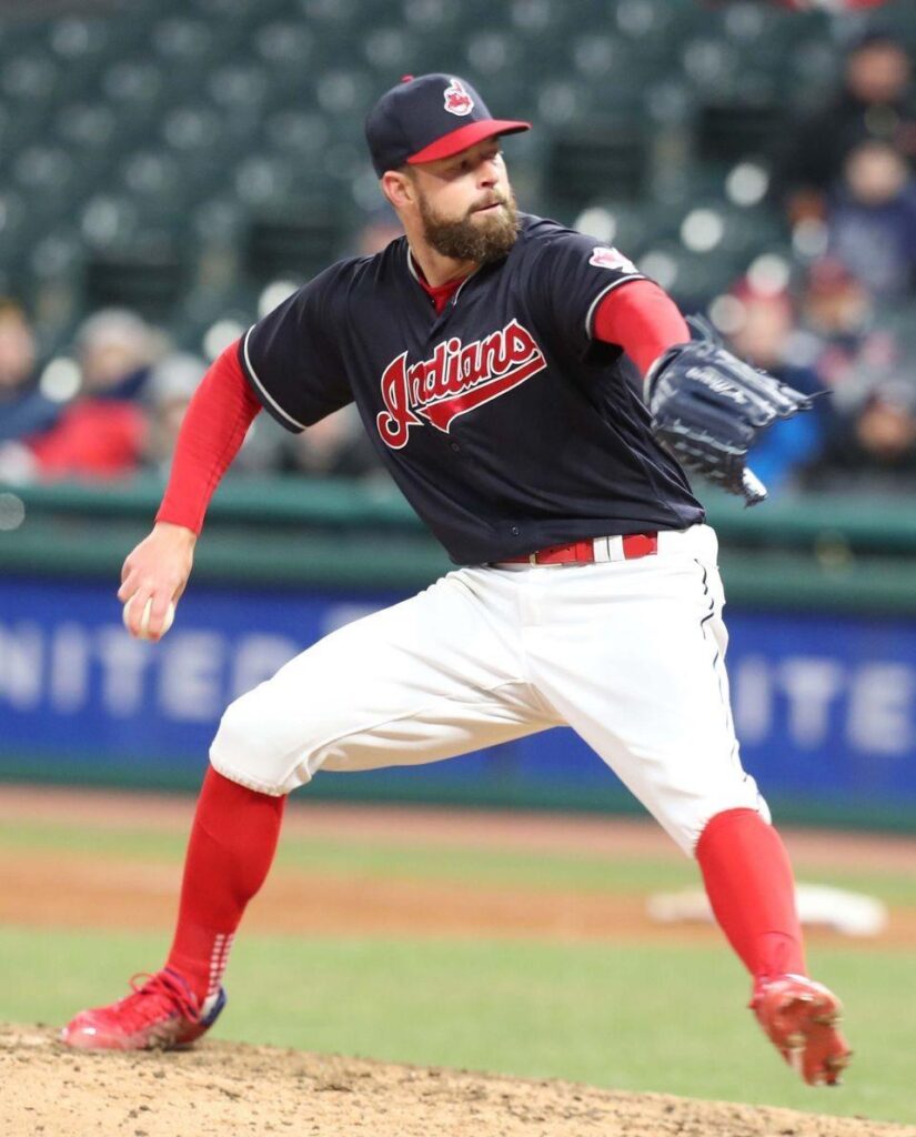 Cleveland Indians Corey Kluber, pitching against the Detroit Tigers