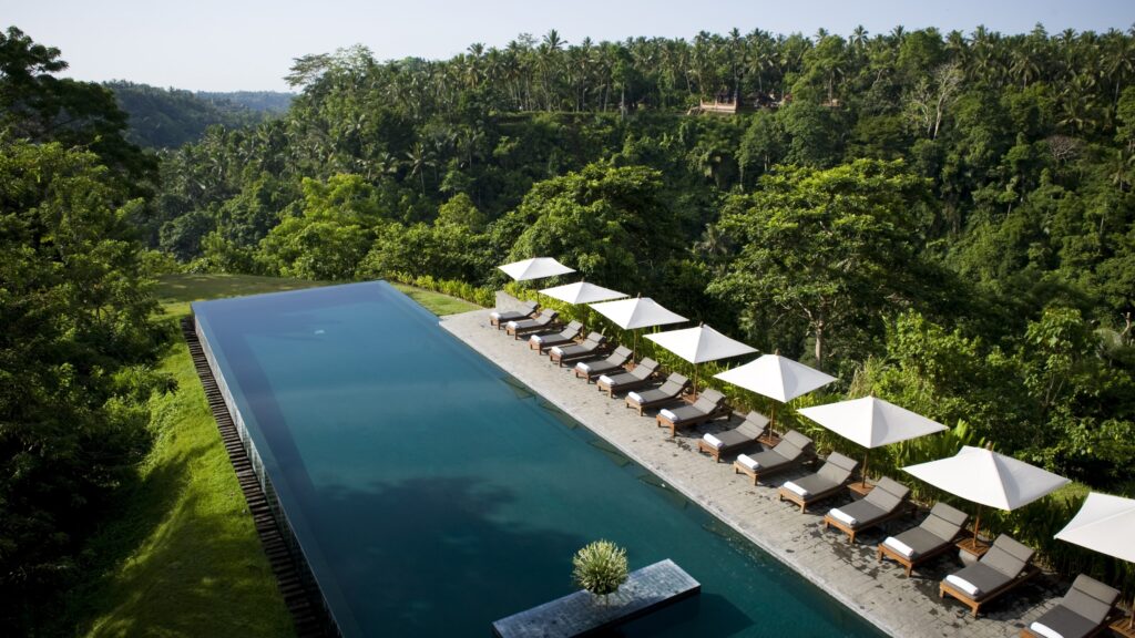 Wallpapers Alila Ubud, Bali, Indonesia, The best hotel pools