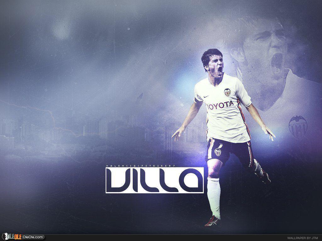 Download David Villa Villa David Wallpapers Valencia Football