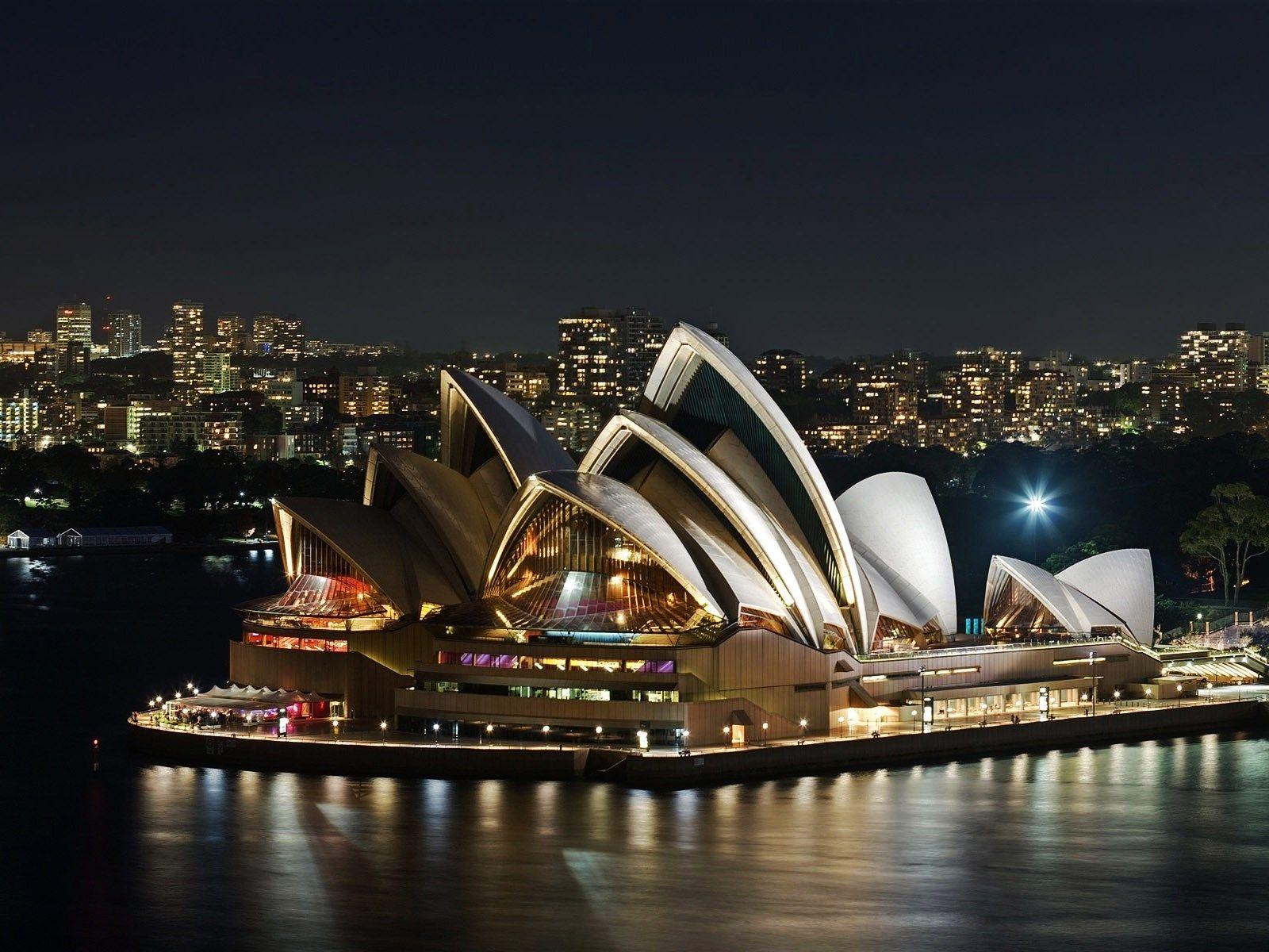 Sydney Opera House Night Wallpapers