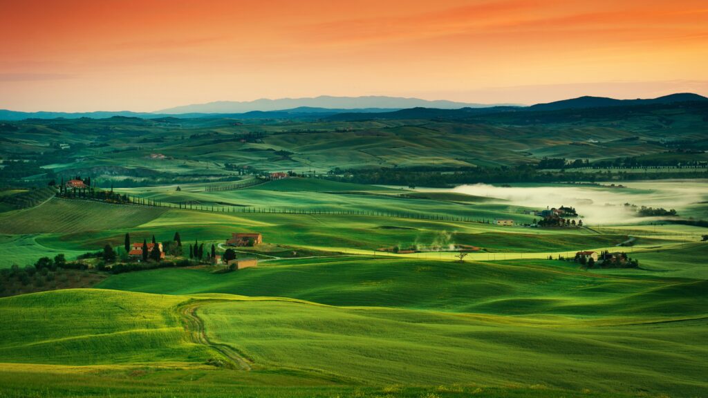 Rolling Countryside Of Tuscany, Italy K UltraHD Wallpapers
