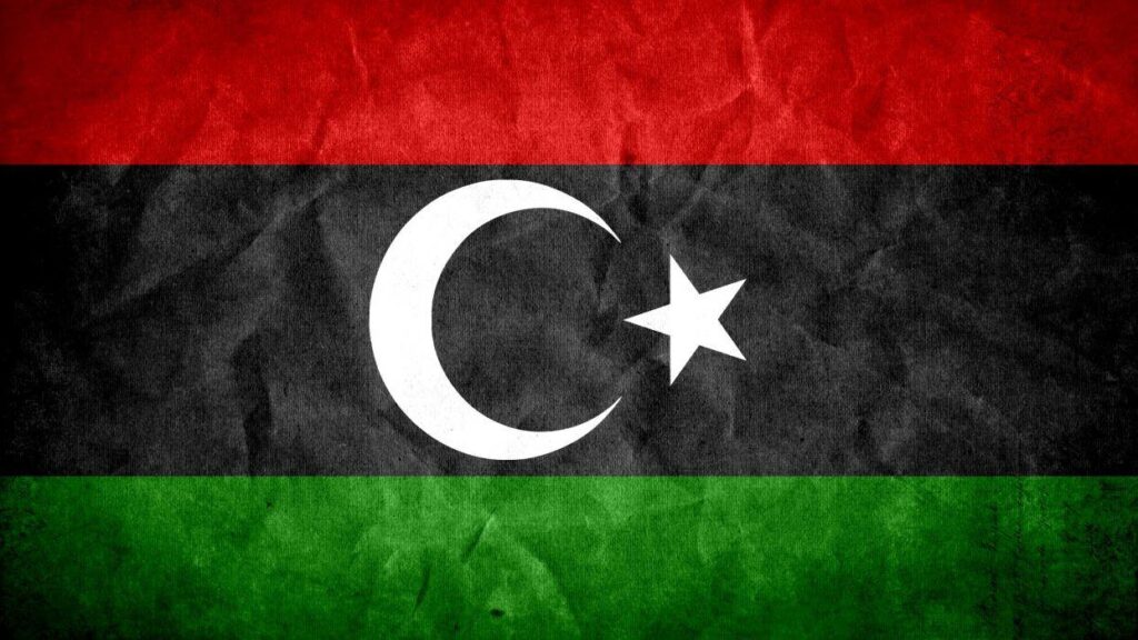 Grunge flags national Libya wallpapers