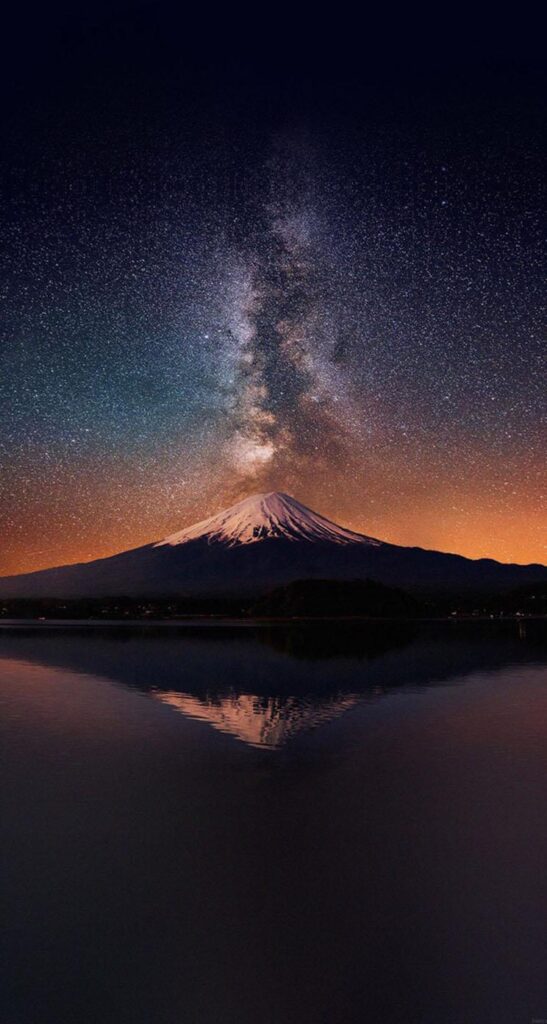 Milky Way On Mount Fuji