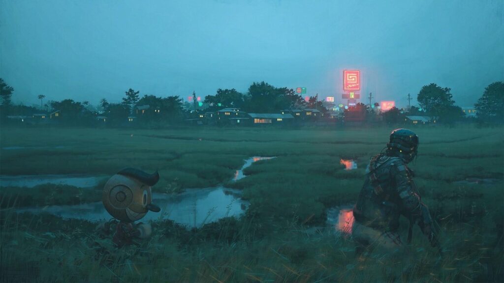 Stålenhag, fiction wallpapers