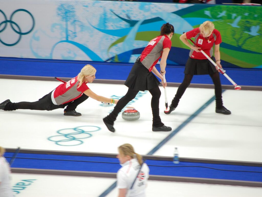 Team curling danish womens