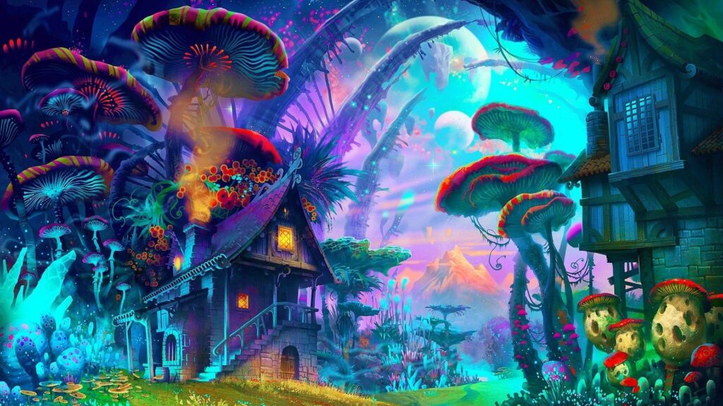 Psychedelic Mushroom Wallpapers