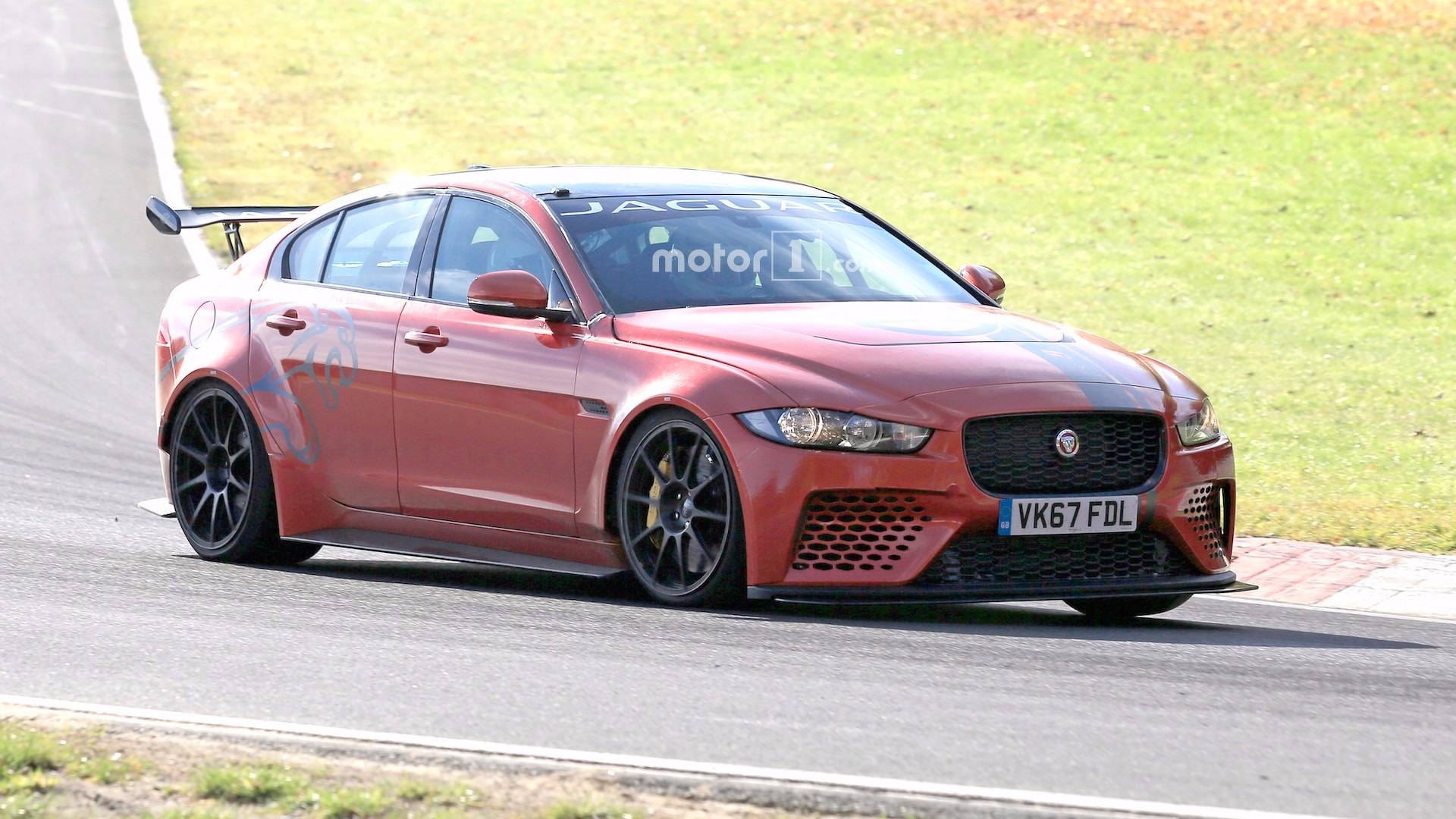 Jaguar XE SV Project Seen In Action Attacking The Nürburgring