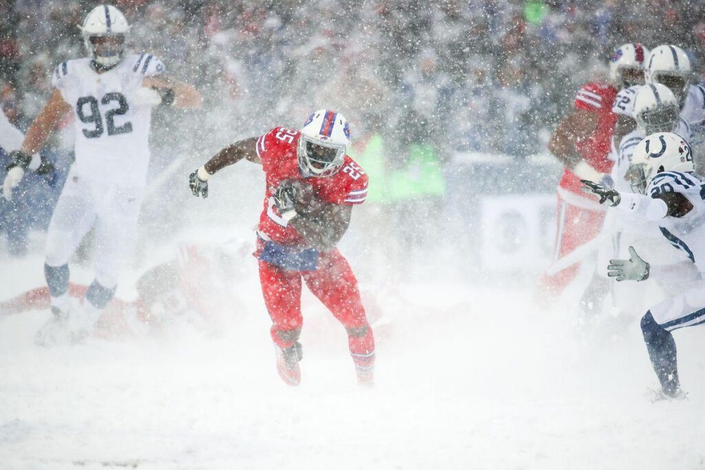 LeSean McCoy racks up yards in a blizzard