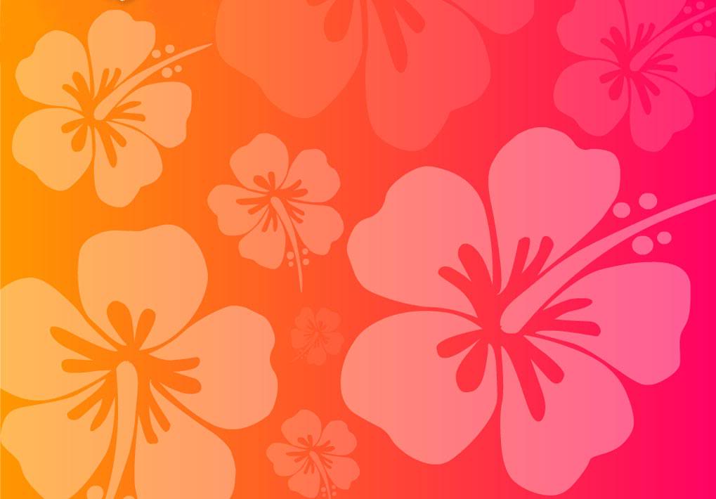 Hawaiian Flower Wallpapers Pink Hawaiian Flowers Backgrounds Utama