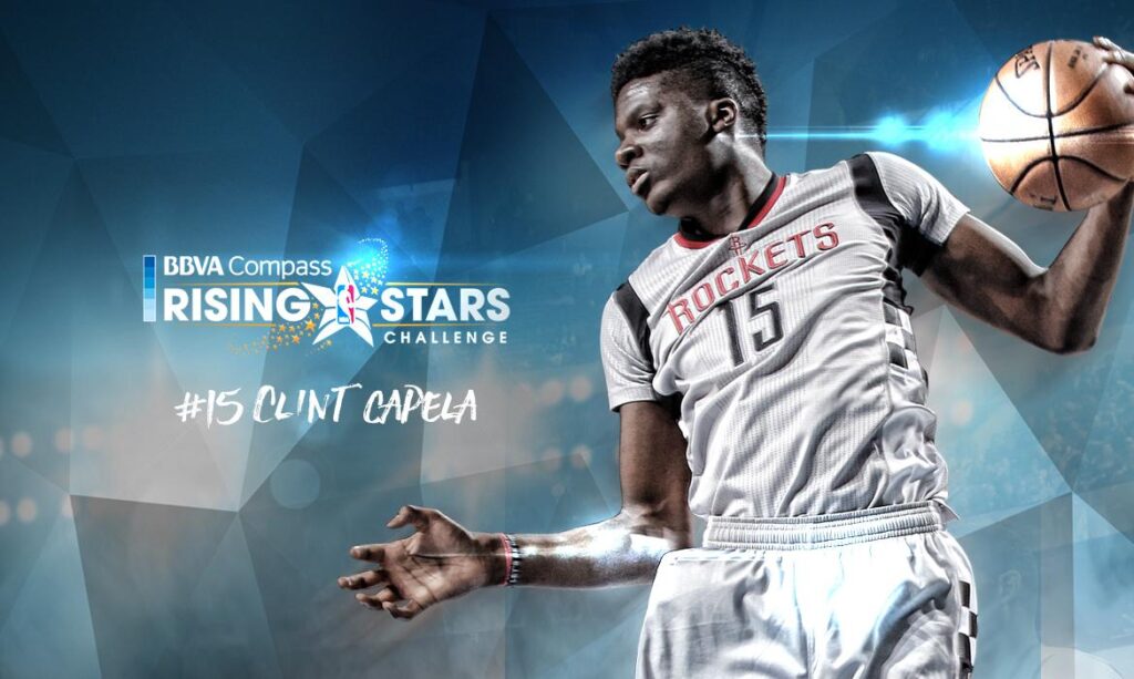 Clint Capela Selected to Compete in BBVA Compass Rising Stars
