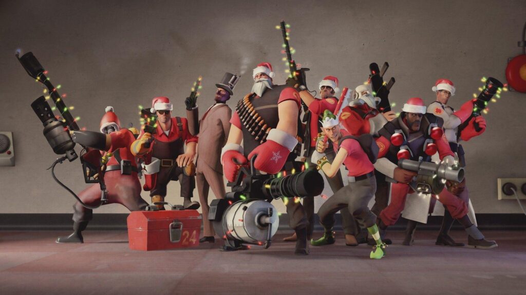 Christmas in Team Fortress Wallpapers