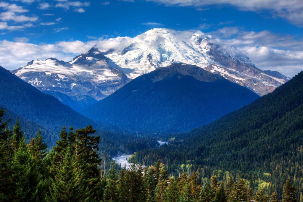 Wallpaper Mount Rainier Park USA Washington Nature Mountains