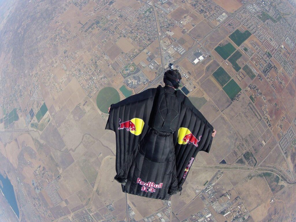 Skydiving Wingsuit Muzic World Wallpapers For Desktop, HQ