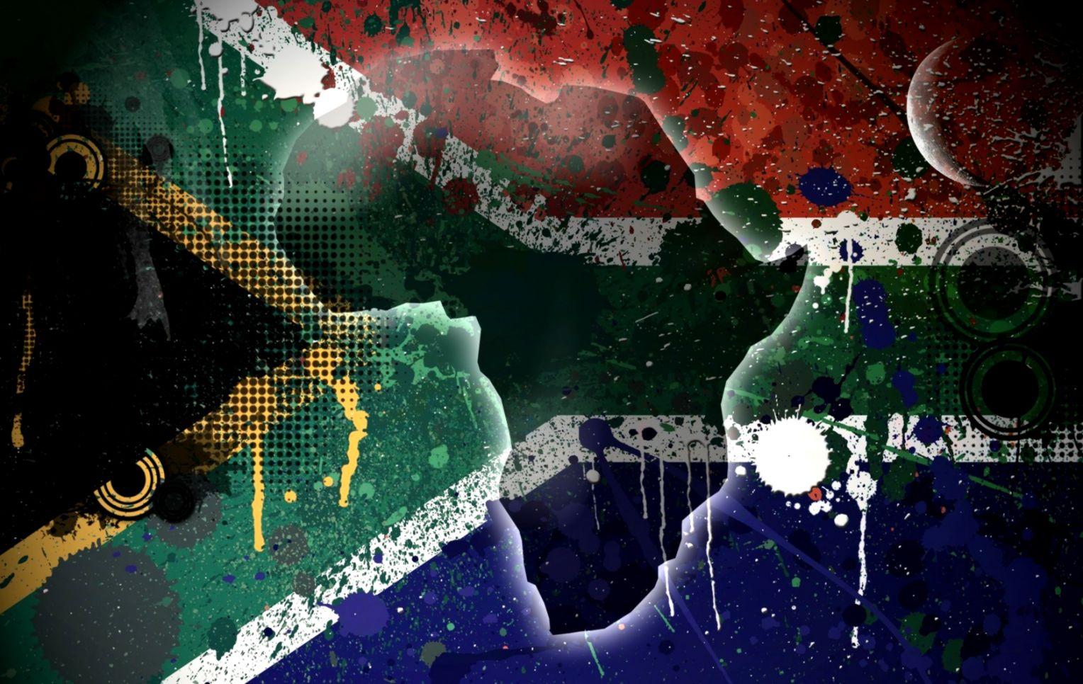 South Africa Flag Wallpaper Backgrounds