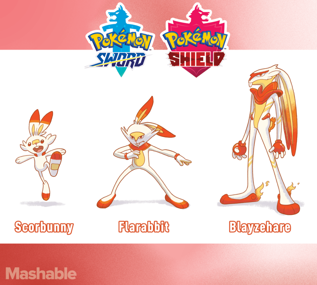 One artist’s cool designs of the three new starter Pokémon