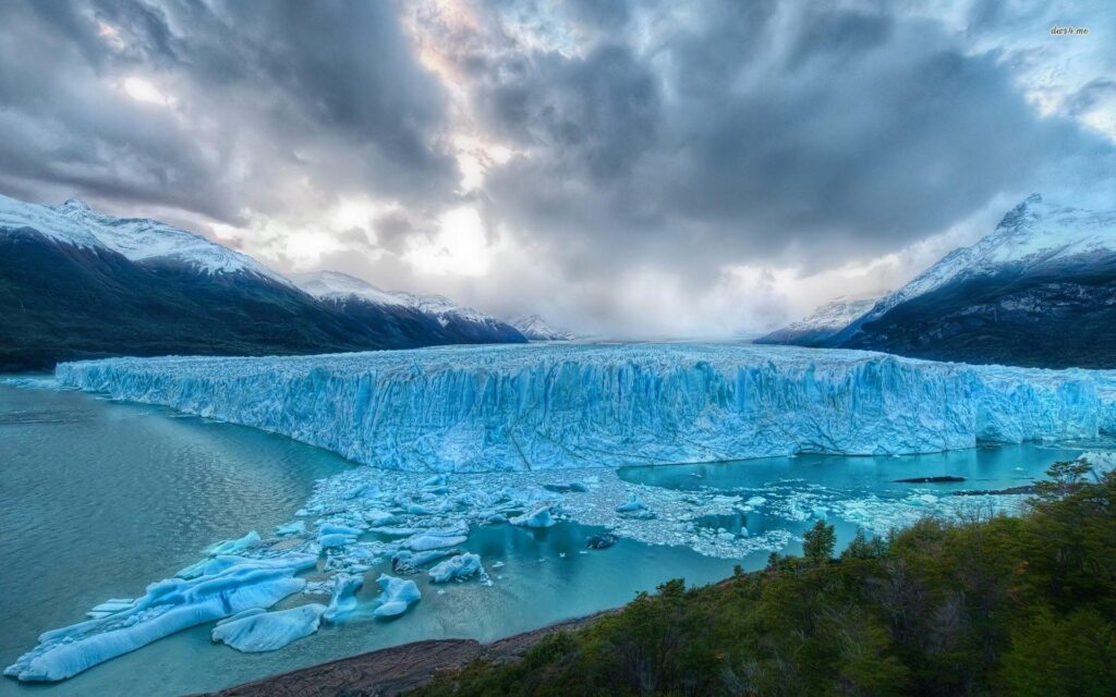 Blue Ice Glacier Wallpapers Free 2K Pictures