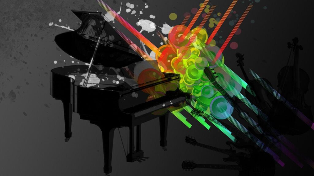 Colorful Piano Wallpapers 2K Wallpaper 2K Wallpapers