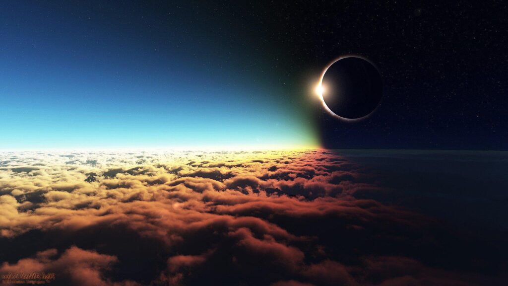 Eclipse Altitude, 2K Digital Universe, k Wallpapers, Wallpaper