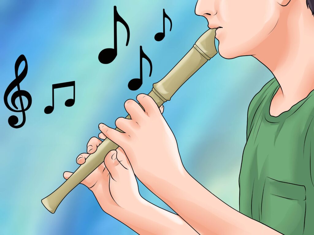 How to Play Hot Cross Buns on the Recorder Steps
