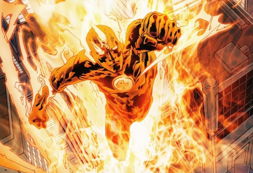 Human Torch 2K comic photos