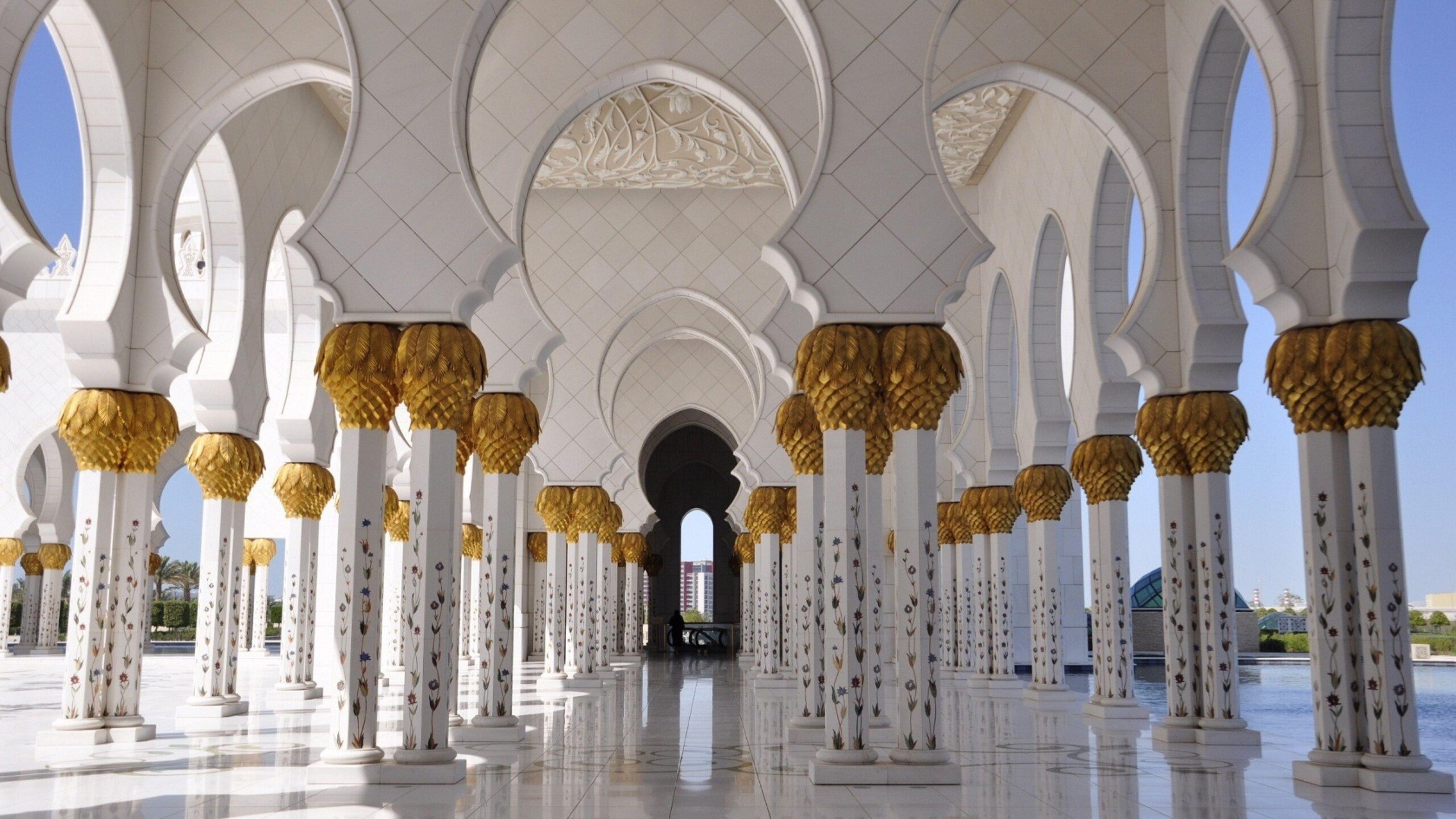 Download Wallpapers Sheikh zayed mosque, Abu dhabi