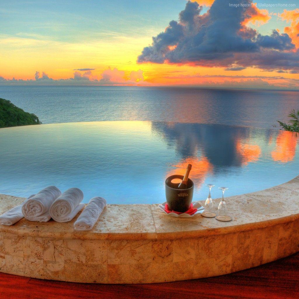 Wallpapers Jade Mountain Resort, Saint Lucia, The best hotel pools