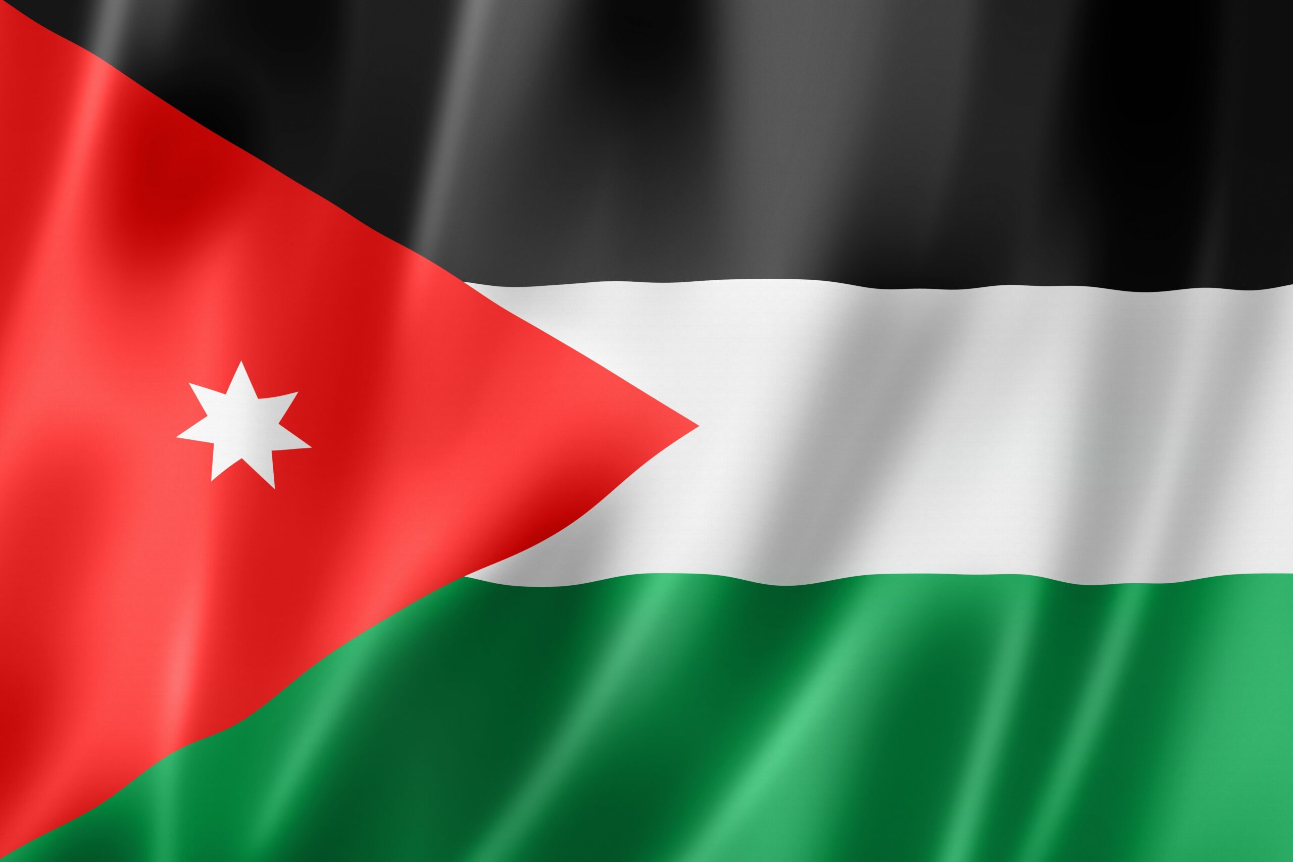 Flag of Jordan, officially adopted on April , is based on the