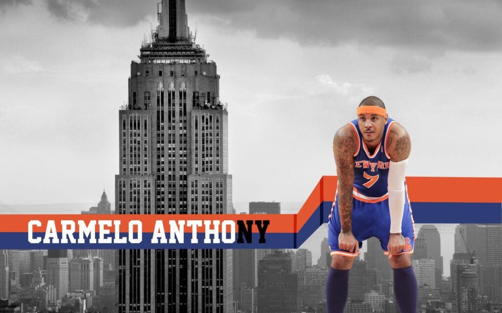 New York City Carmelo Anthony Knicks wallpapers 2K in Baseball