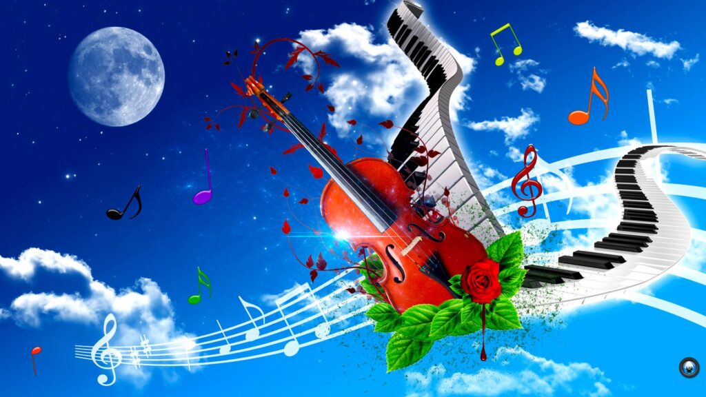 Violin And Piano Art Tone Wallpapers 2K Wallpapers