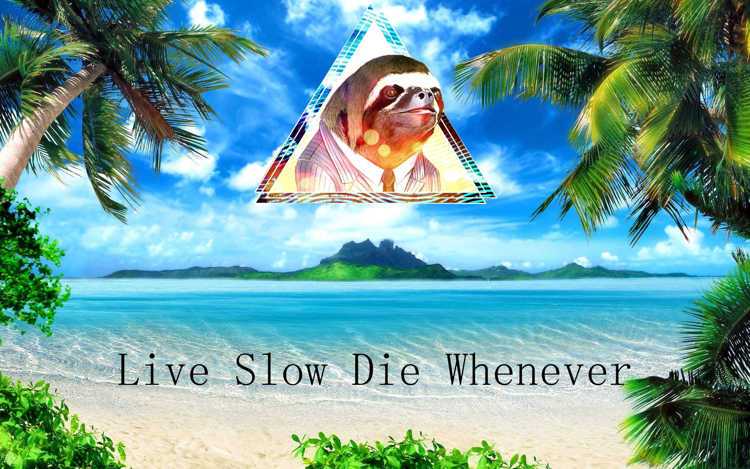 Live Slow, Die Whenever sloths