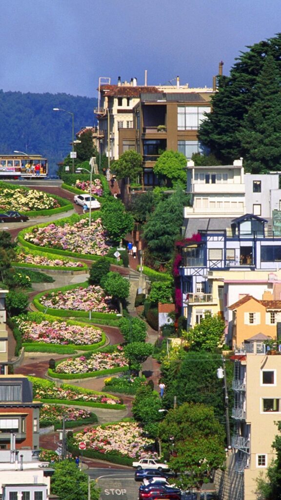 Lombard street san francisco architecture streets wallpapers