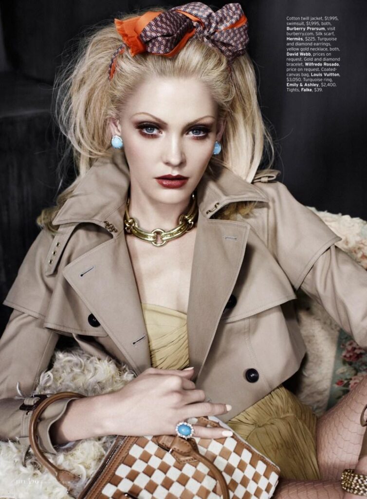 STYLES AND MORE Heidi Mount Dons s Chic for Elle US March by