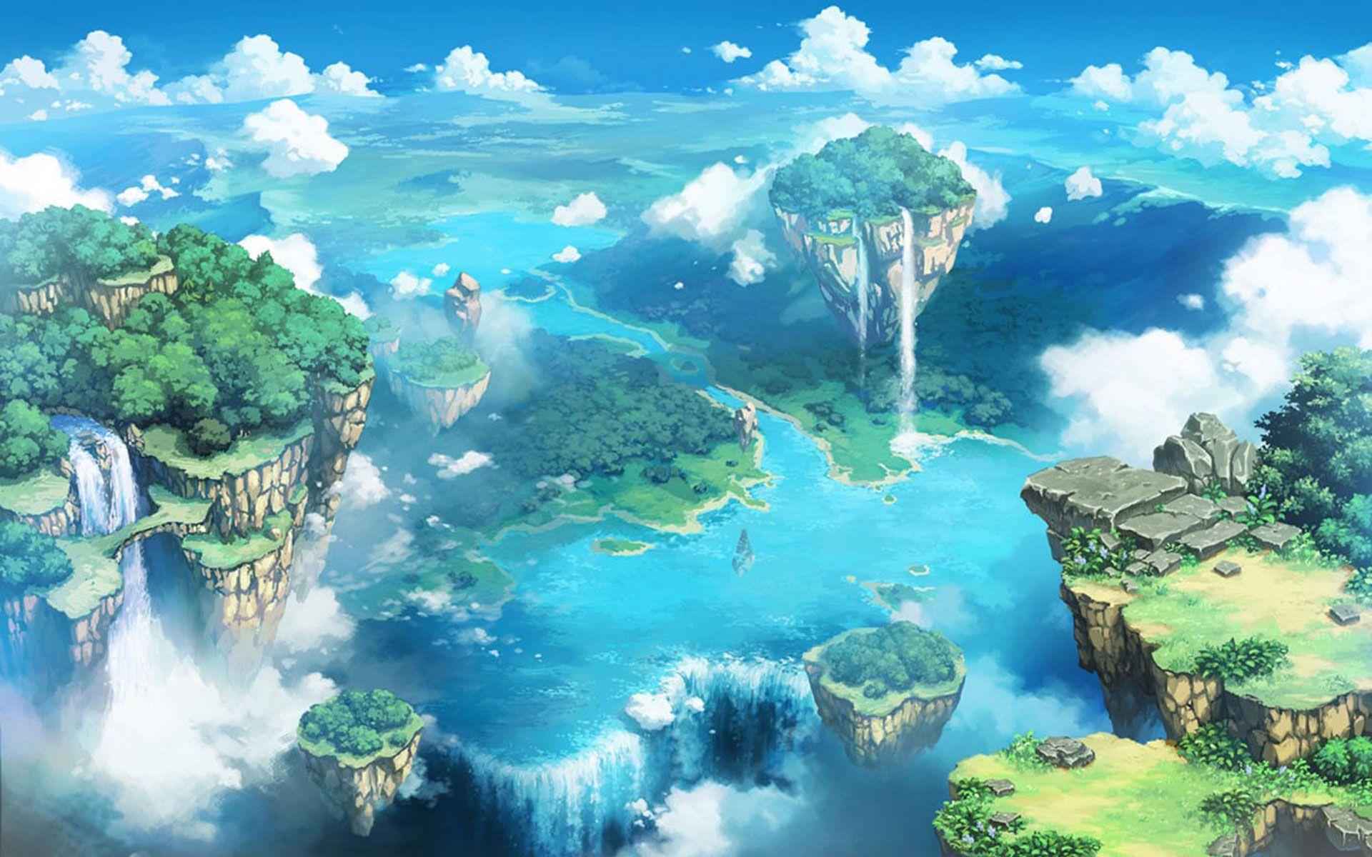 Backgrounds Anime Landscape Download in