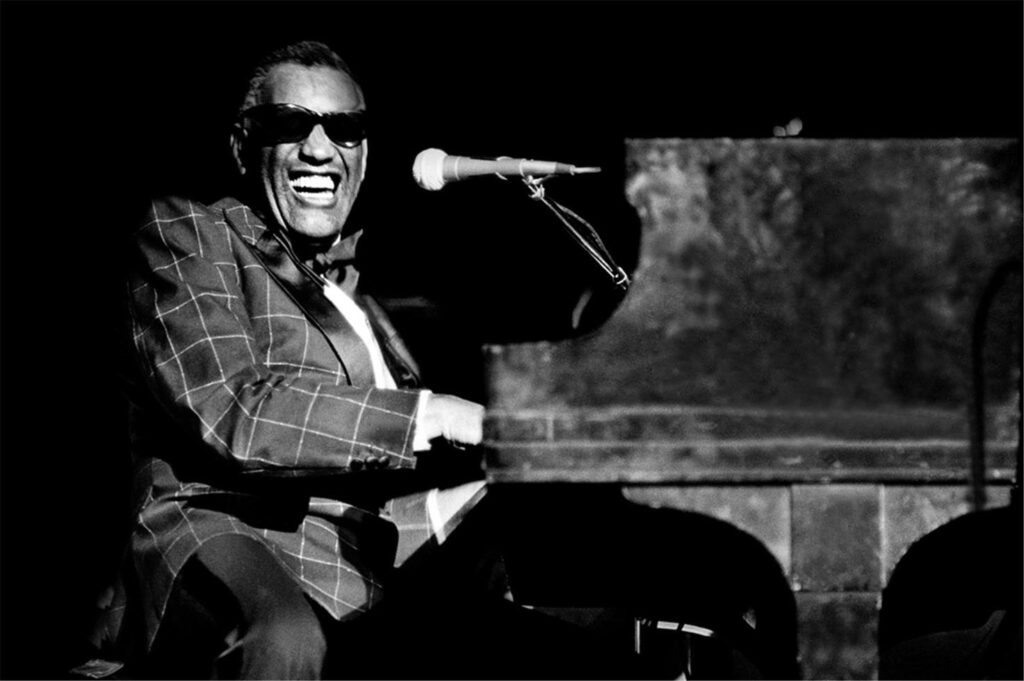 Ray Charles, Backstage at Fillmore East, April
