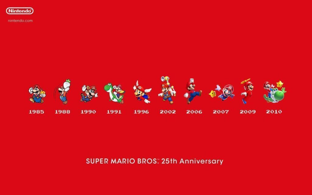 Celebrate Mario Download Wallpapers