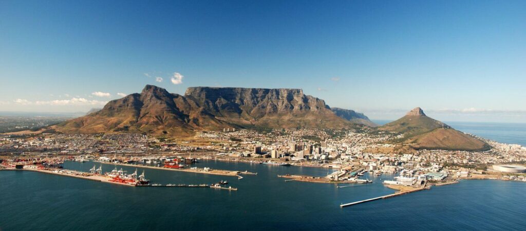 Table mountain in cape town south africa wallpapers Stock Free Wallpaper