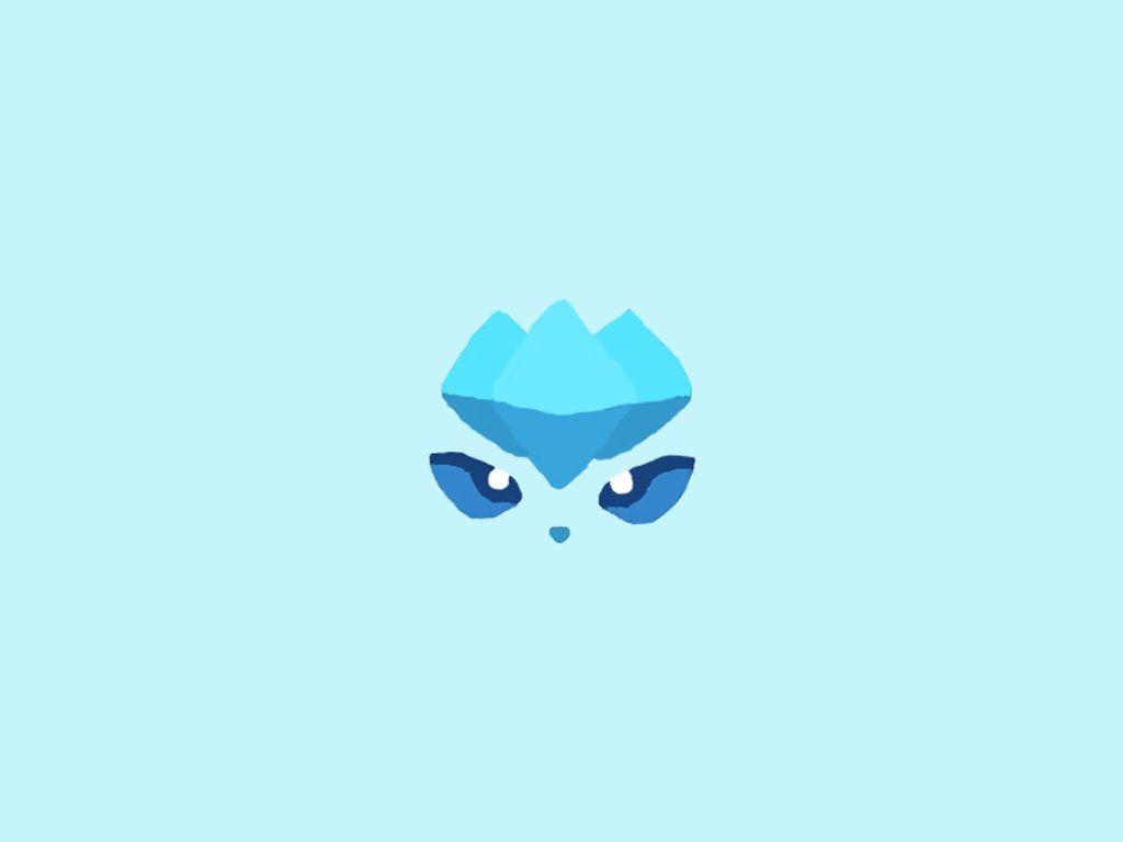 Glaceon Minimalist Wallpapers by Radon