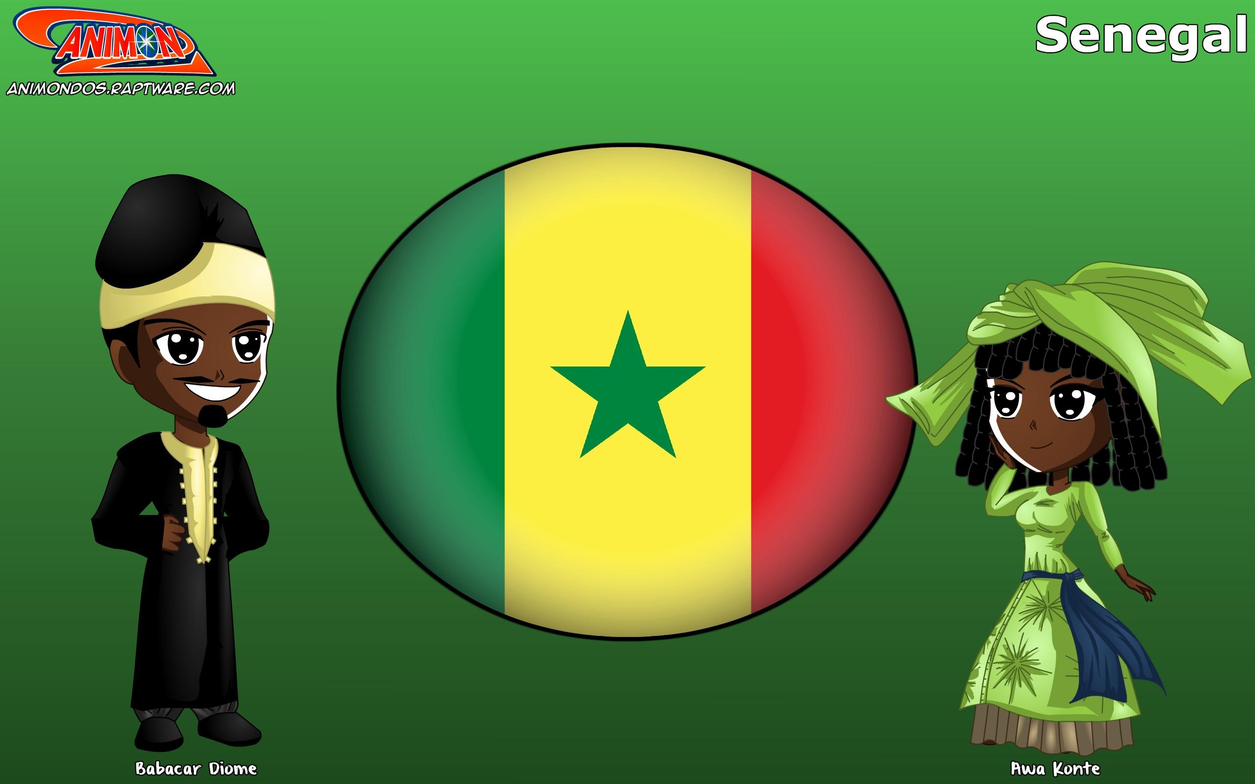 Wallpapers del traje típico de Senegal