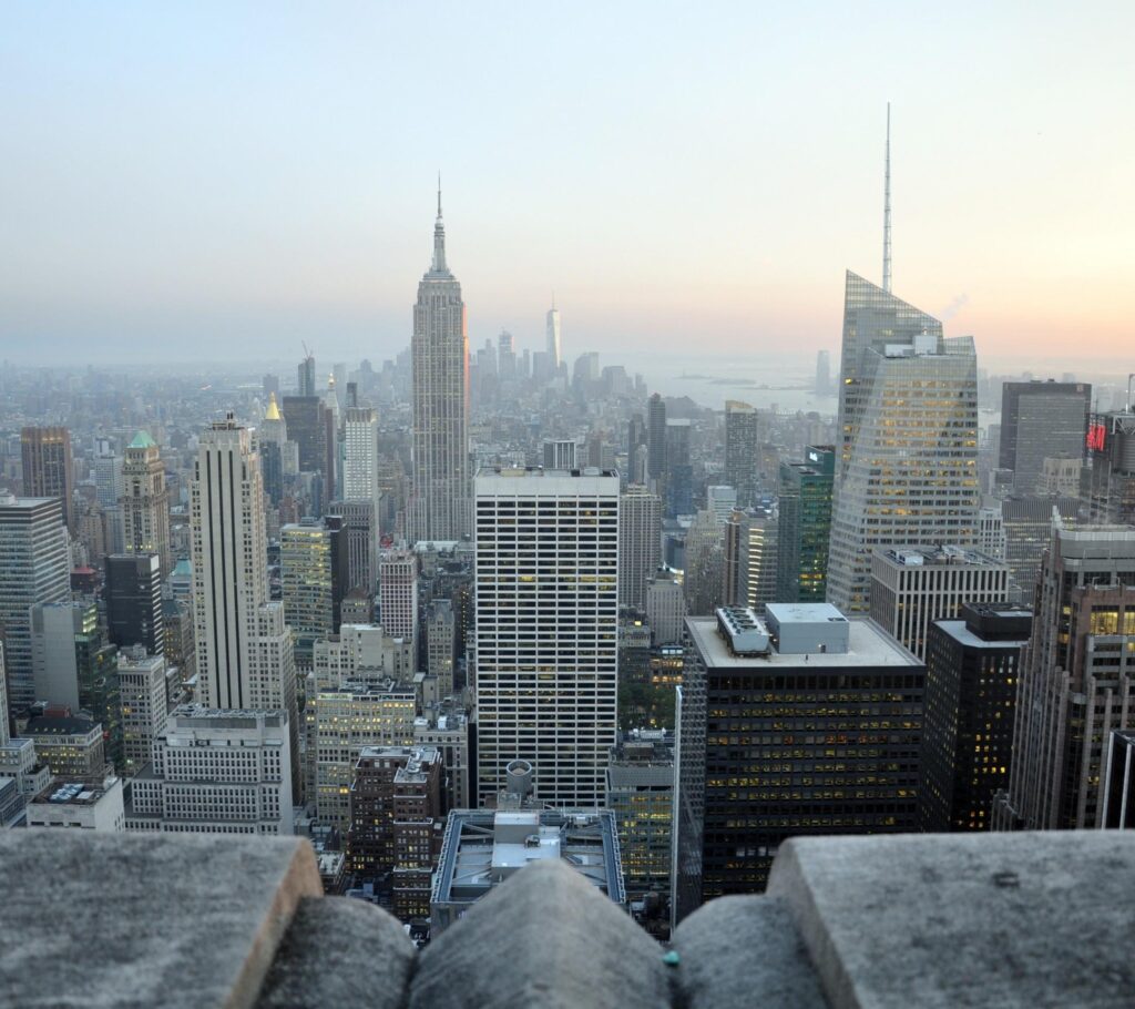 Download Cityscape, Skyscrapers, New York City, Usa