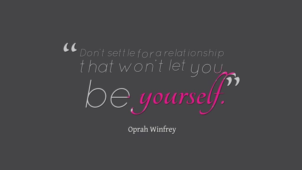 Oprah Winfrey Relationships Quote widescreen wallpapers