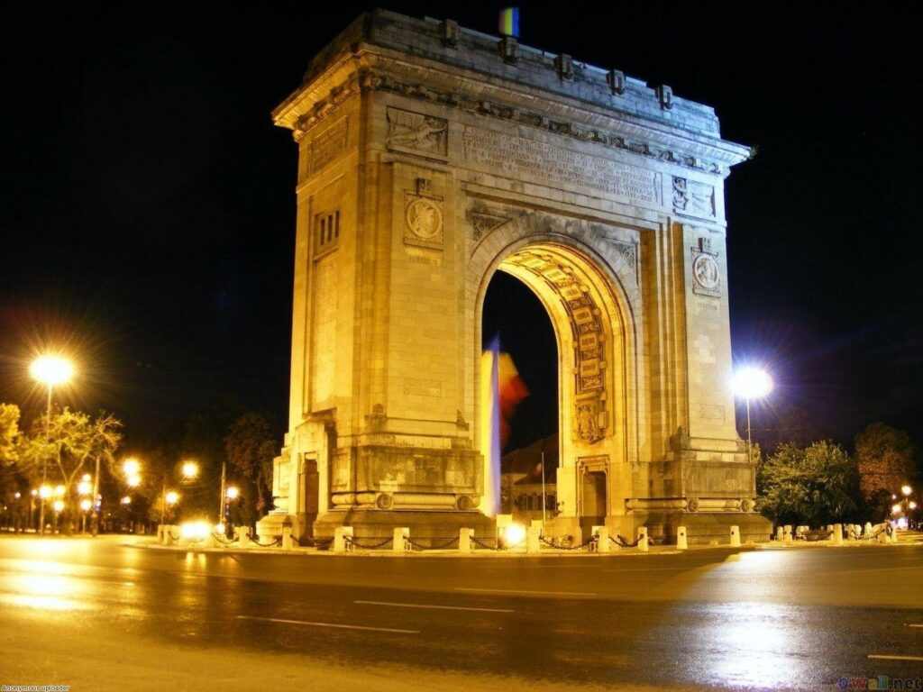 Arc de triomphe bucharest romania wallpapers